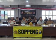 Polres Soppeng Ikuti Vicon Arahan Kapolri Antisipasi Fenomena El Nino “Godzilla”