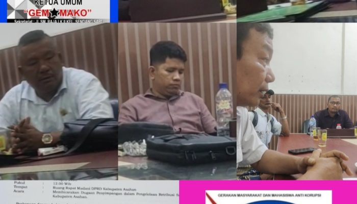 LSM GEMMAKO Desak Komisi D DPRD Asahan Untuk Segera RDP Lanjutan Terkait Anggaran Retribusi Sampah Di DLH Asahan