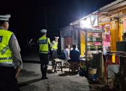 Patroli Tertib Berkeselamatan, Ditlantas Polda Sulbar Gencarkan Edukasi di Malam Hari