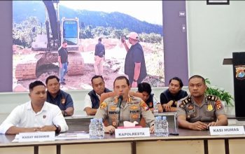 Kapolresta Mamuju Bongkar Tambang Emas Ilegal di Kalumpang