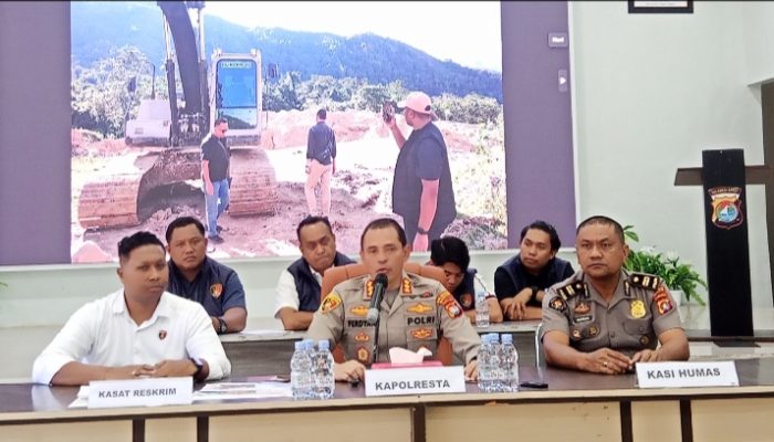 Kapolresta Mamuju Bongkar Tambang Emas Ilegal di Kalumpang