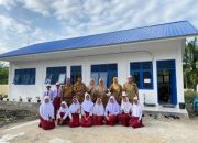 Respon Cepat PTPN Group Bangun Kembali Gedung Sekolah di Rokan Hulu Pasca Terbakar