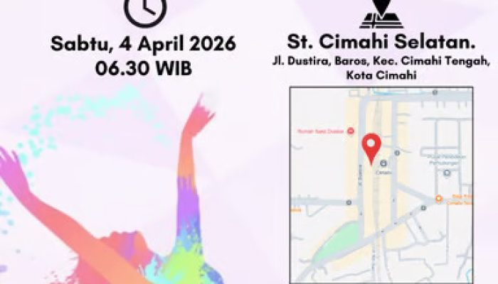 KAI Daop 2 Bandung bersama KAI Commuter dan KAI Services Gelar Senam Sehat Gratis dan Layanan Kesehatan Untuk Masyarakat di Stasiun Cimahi Selatan