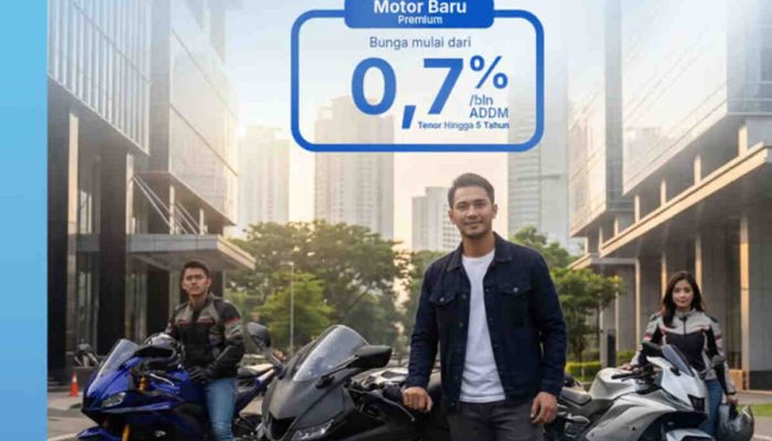 Tampil Beda dengan Motor Baru Premium, BRI Finance Hadirkan Pembiayaan Mulai 0,7%
