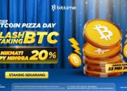 Bittime Hadirkan Flash Staking dengan APY Hingga 20%, Rayakan Bitcoin Pizza Day