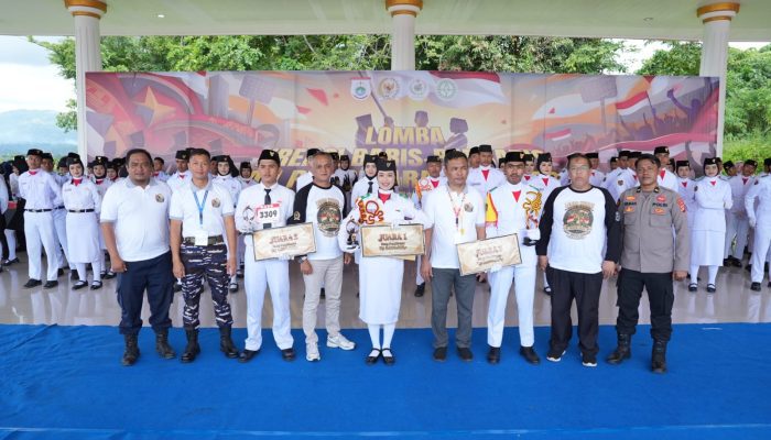 Libatkan SMA Sederajat di Sulbar, Kesbangpol Sulbar Apresiasi Lomba Baris Berbaris oleh MPR RI