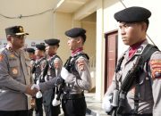 Kunjungan Kerja ke Polresta Mamuju, Kapolda Sulbar Disambut Kapolresta Secara Prosesi Jajar Kehormatan