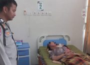 Bhabinkamtibmas Polsek Mamuju Cek Kondisi Perempuan RM dan Tiga Anaknya di Rumah Sakit