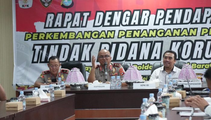 Kapolda Sulbar Pimpin Rapat Dengar Pendapat, Kupas Tuntas Penanganan Perkara Korupsi