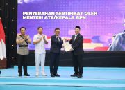 Menteri Nusron Serahkan Sertipikat Hak Pakai untuk Lemhannas RI, Tegaskan Kepastian Hukum Aset Negara