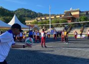 Semarak Hari Bhayangkara dan Satu Dekade Polda Sulbar, Kapolda Buka Turnamen Bola Voli Antar Satker