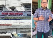 Spanduk Meminta Evaluasi Tuntutan dan Putusan 11 Bulan Terhadap Vonis RRS Terpampang di Kota Kisaran