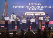 Sulbar Raih Penghargaan Provinsi Terbaik Penurunan Pengangguran di Regional Sulawesi 2026