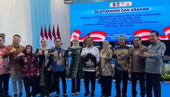 Perkuat Sinergi Pusat-Daerah, Bupati Soppeng Hadiri Arahan Menko Polkam dan Mendagri di Kendari