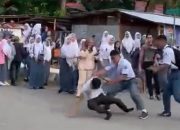 Tegur Siswa Merokok dan Panjat Pagar, Dua Satpam SMK 1 Polewali Dikeroyok hingga Video Viral