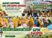 Bupati Soppeng Buka GPM GASPOL Adhyaksa, Sinergi Pemkab dan Kejari Jaga Stabilitas Pangan