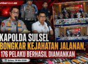 Kapolda Sulsel Bongkar Kejahatan Jalanan, 176 Pelaku Berhasil Diamankan