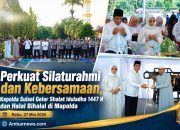 Perkuat Silaturahmi dan Kebersamaan, Kapolda Sulsel Gelar Shalat Iduladha 1447 H dan Halal Bihalal di Mapolda