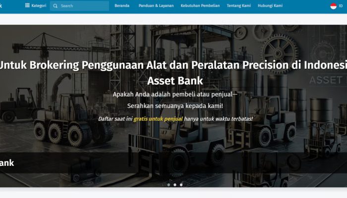 Optimalisasi Jual Beli Mesin dan Peralatan Bekas Secara Online