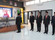 Pelantikan Pejabat ATR/BPN Digelar Secara Hybrid, Kanwil BPN Sulbar Turut Mengikuti