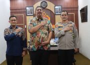 Perdana, Kajati Sulbar Sambangi Polresta Mamuju, Perkuat Sinergi Penegakan Hukum