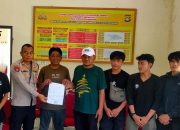 Polsek Kalumpang dan BKO Polresta Mamuju Sigap Tangani Perkelahian Antar Desa, Hasil Mediasi Sepakat Damai