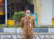 Sekda Nias Utara Pimpin Upacara, Sampaikan Raihan WTP Ketiga hingga Pelepasan Kontingen Pesparawi ke Manokwari