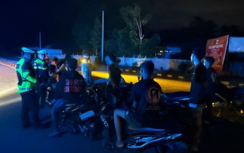 Malam Hari yang Aman dan Selamat, Ditlantas Polda Sulbar Gencarkan Patroli dan Edukasi