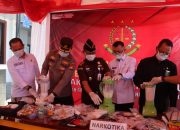 362 Gram Sabu Dimusnahkan, Kapolresta Mamuju Tegaskan Komitmen Pemberantasan Narkoba