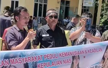 Tangis Ayah Agnis Pecah di Mapolres Nias, GMPKKN Beri Tenggat 7 Hari Ungkap Kasus Pembunuhan