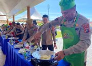 Jadi Koki Dadakan, Kapolda Sulbar dan Para PJU Adu Keterampilan Masak Nasi Goreng Dalam Semarak Hari Bhayangkara ke‑80