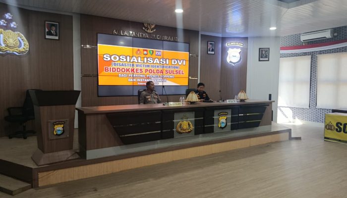 Wakapolres Soppeng Buka Sosialisasi DVI dan Penanggulangan Bencana, Tingkatkan Kesiapsiagaan Personel