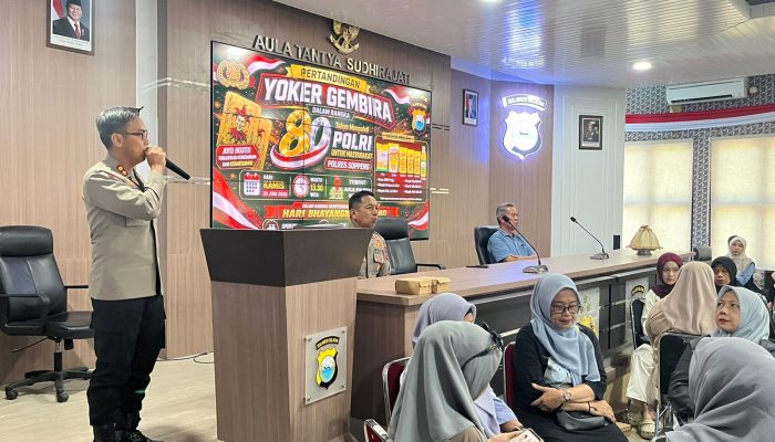 Meriah dan Penuh Keakraban, Turnamen Joker Warnai Hari Bhayangkara ke-80 di Polres Soppeng