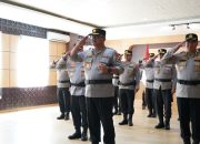 Tetap Penuh Semangat Pengabdian, Kapolda Sulbar dan PJU Ikuti Upacara Pemuliaan Nilai‑Nilai Tribrata Secara Daring
