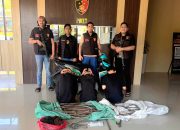 Respon Cepat, Tim Resmob Jatanras Polda Sulbar Tangkap 3 Pelaku Pencurian Tembaga Menara PLN