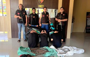 Respon Cepat, Tim Resmob Jatanras Polda Sulbar Tangkap 3 Pelaku Pencurian Tembaga Menara PLN