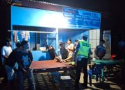 Semboyan Patroli Malam Ditlantas Polda Sulbar: Hadir Melayani dan Membantu Masyarakat