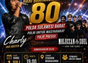 Gebyar HUT Bhayangkara ke‑80 Polda Sulbar: Charly Eks ST12 Siap Guncang Stadion Manakarra 1 Juli 2026, Gratis untuk Semua!