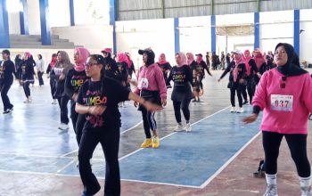 Meriah dan Penuh Antusiasme, Pengukuhan Pengurus Gimnastik Mamuju Dirangkaikan Zumba Dance Party