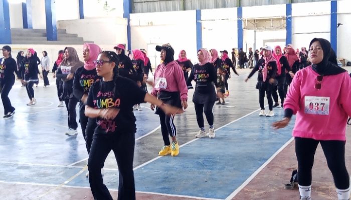 Meriah dan Penuh Antusiasme, Pengukuhan Pengurus Gimnastik Mamuju Dirangkaikan Zumba Dance Party