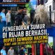 Pengeboran Sumur di Rujab Berhasil, Bupati Suwardi Haseng Sebut Jadi Solusi Krisis Air Soppeng