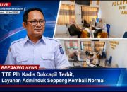 TTE Plh Kadis Dukcapil Terbit, Layanan Adminduk Soppeng Kembali Normal