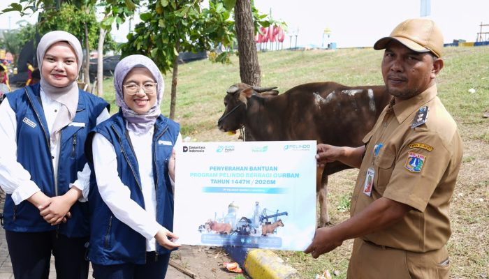 PT Pelindo Sinergi Lokaseva Berbagi Hewan Kurban, Perkuat Kepedulian Sosial dan Dukung Peternak Lokal