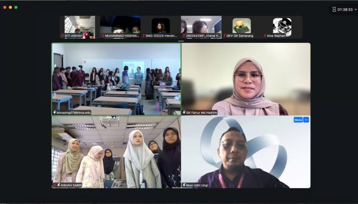 Perluas Perspektif Global Mahasiswa DKV, BINUS University @Semarang Hadirkan Program Twin Class Internasional