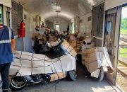 KAI Logistik Kirim 1.425 Motor dari Yogyakarta Saat Libur Panjang