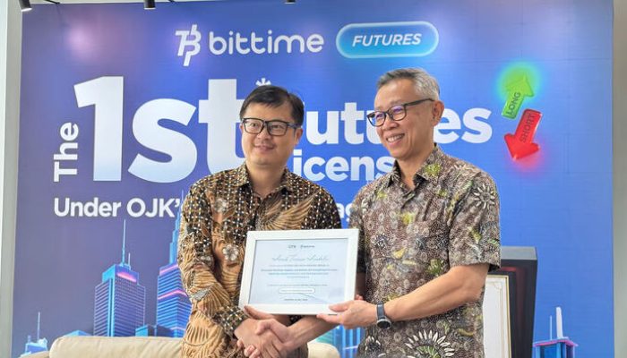 Bittime Raih Izin Perdagangan Futures Pertama di Era Pengawasan Kripto OJK
