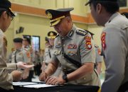 Kapolda Sulbar Pimpin Sertijab Enam Pejabat Utama, Penyerahan Jabatan dan Lantik Dua Pejabat Baru, Tegaskan Jabatan Adalah Amanah