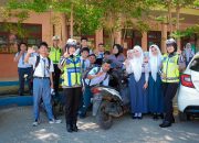 Dengan Pendekatan Akrab, Polantas Polda Sulbar Tanamkan Kesadaran Tertib Lalu Lintas di Kalangan Pelajar