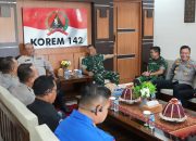 Kapolda Sulbar Kunjungan Silaturahmi ke Korem 142 Tatag: Perkuat Sinergi Menjaga Sulawesi Barat yang Malaqbi