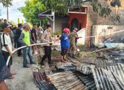 Dua Rumah Terbakar di Polewali, Polisi Lakukan Pengamanan dan Selidiki Penyebab Kebakaran